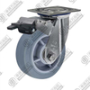5" swivel onoff with brake (Nylon pedal) TPR Caster (Grey arc)