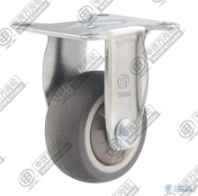 1"Micro Duty TPR Fixed Caster Wheel