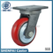 8" Iron Core PU Swivel Plastic Spray Caster Wheel 