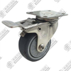 2" swivel with brake Stainless steel bracket (TPR) Caster (Grey)